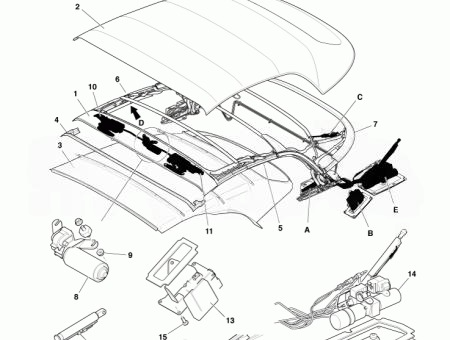 ASTON MARTIN PUMP ASSY ROOF HYDRAULIC (4G43-9G803-AD)