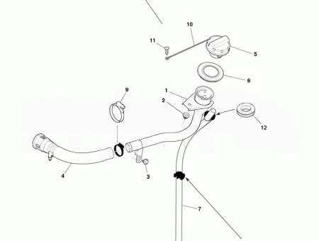 ASTON MARTIN GAITER FUEL FILL PPE (HY53-8703-AB)