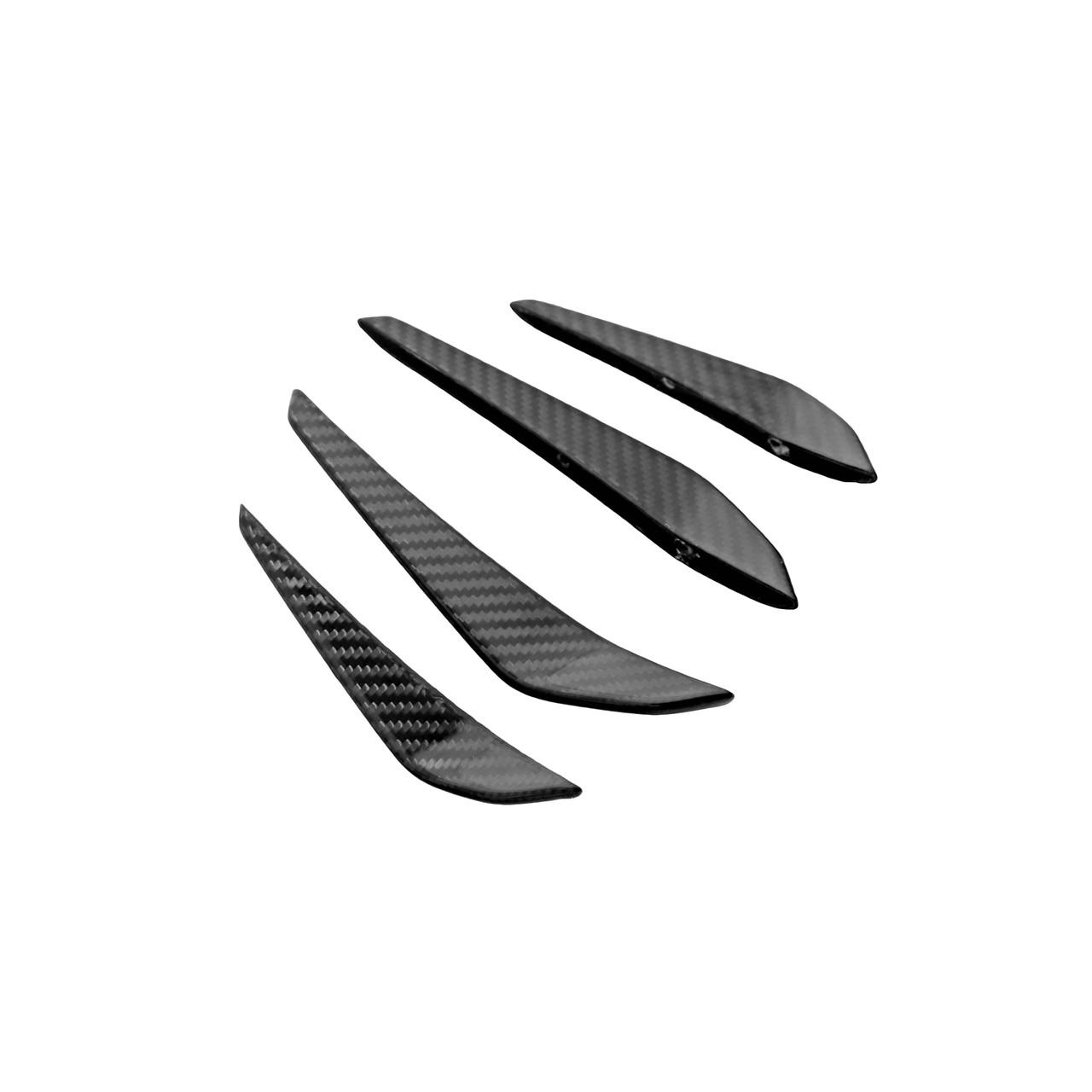 Carbon Fiber Front Bumper Canards - BMW G Series Fabspeed Carbon