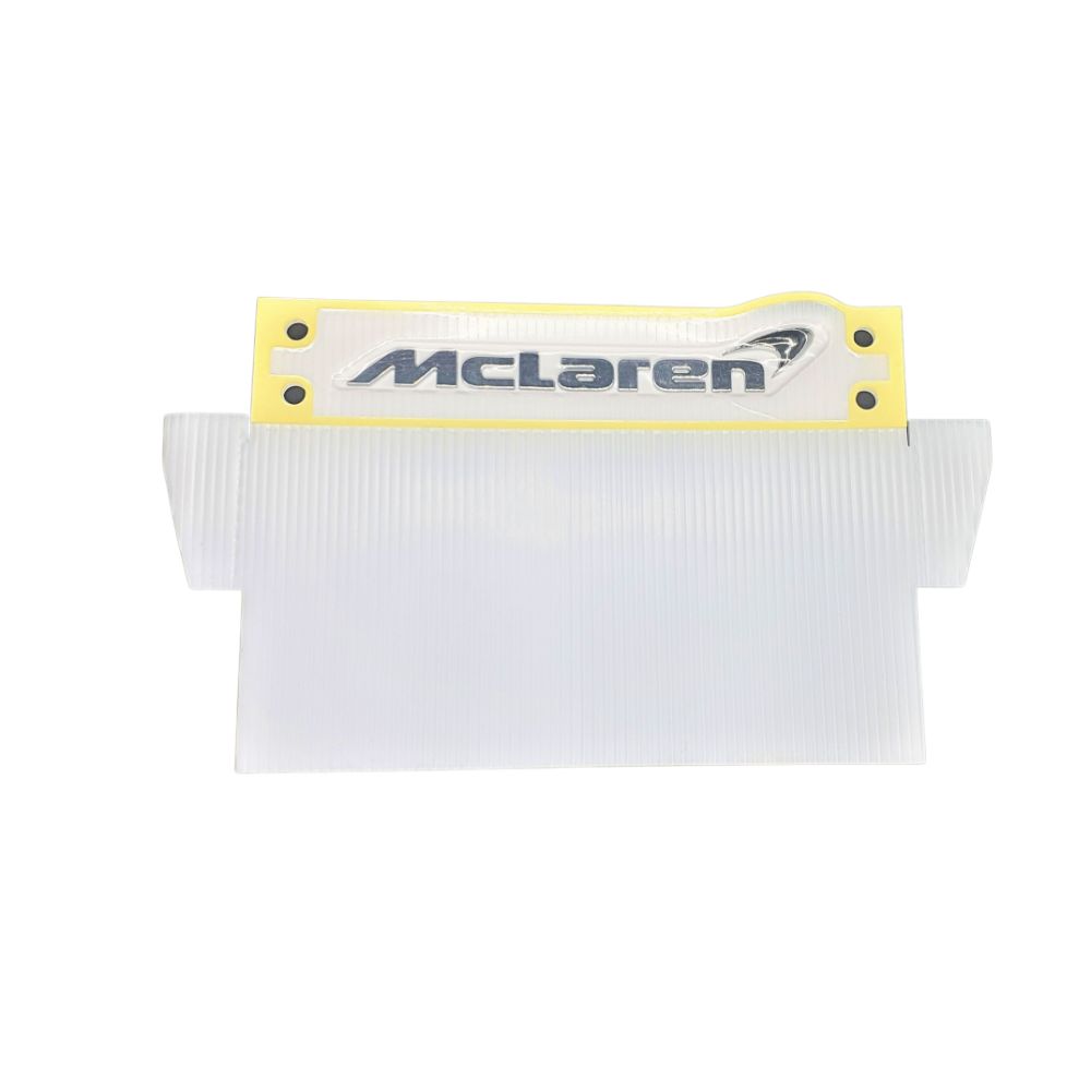 Mclaren Rear Carbon Fibre Badge for Luxury Vehicle Upgrade