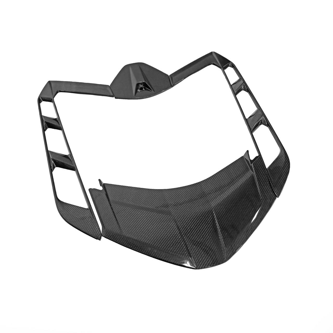 Carbon Fiber Rear Hatch 4 Piece Set - C8 Corvette Fabspeed Carbon