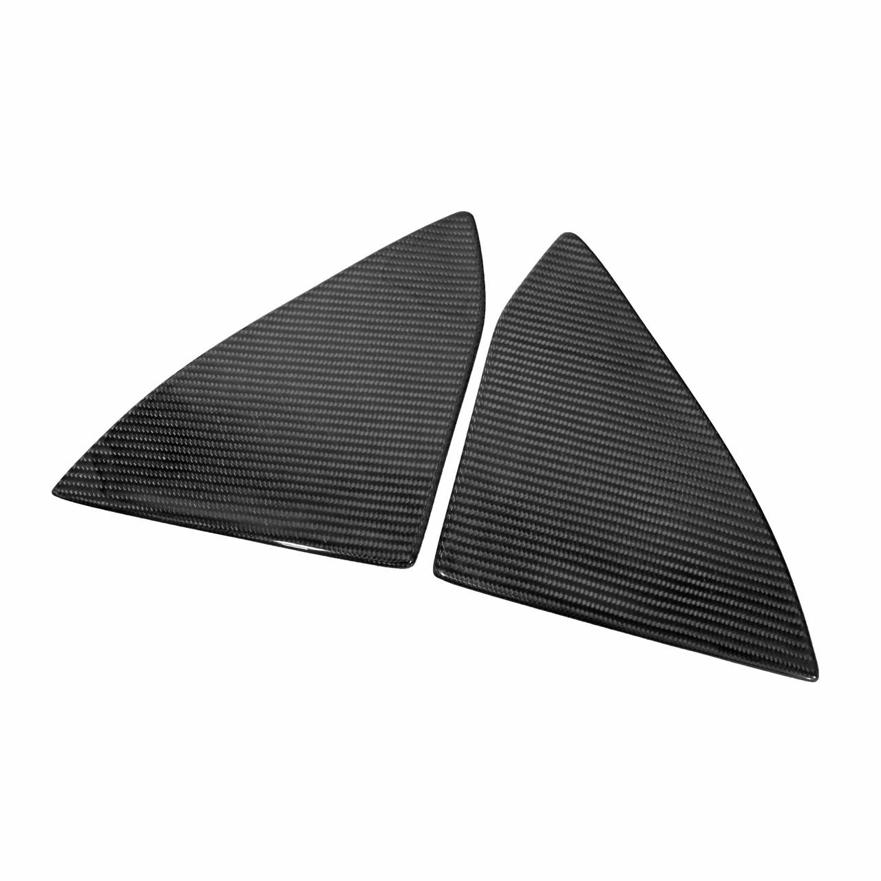 Carbon Fiber B-Pillar Trim - C8 Corvette Fabspeed Carbon