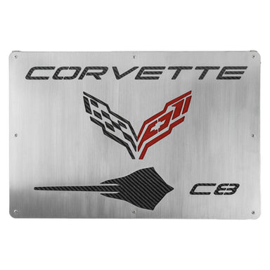 Fabspeed Carbon Fiber Wall Art - Corvette C8 Stingray Fabspeed Motorsport