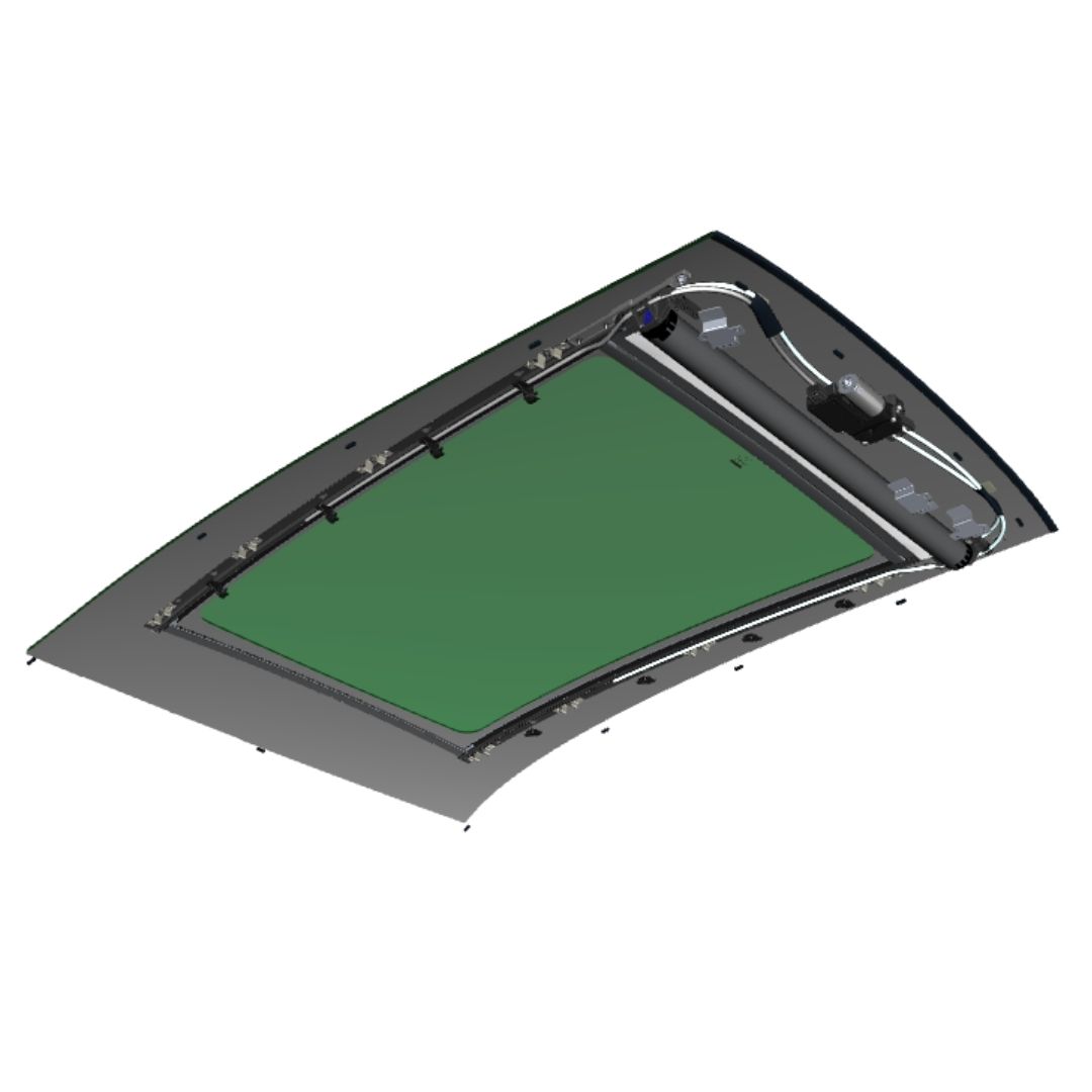 ASTON MARTIN GLASS ROOF ASSY (MY83-F50054-BE)