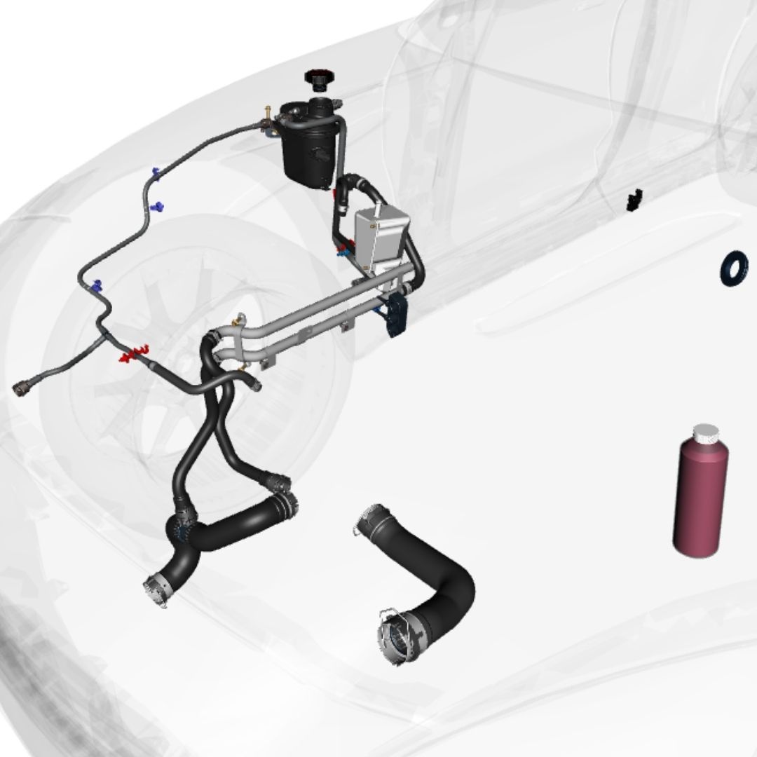 ASTON MARTIN COOLANT RESERVOIR ASSEMBLY (HY53-19B518-AE)