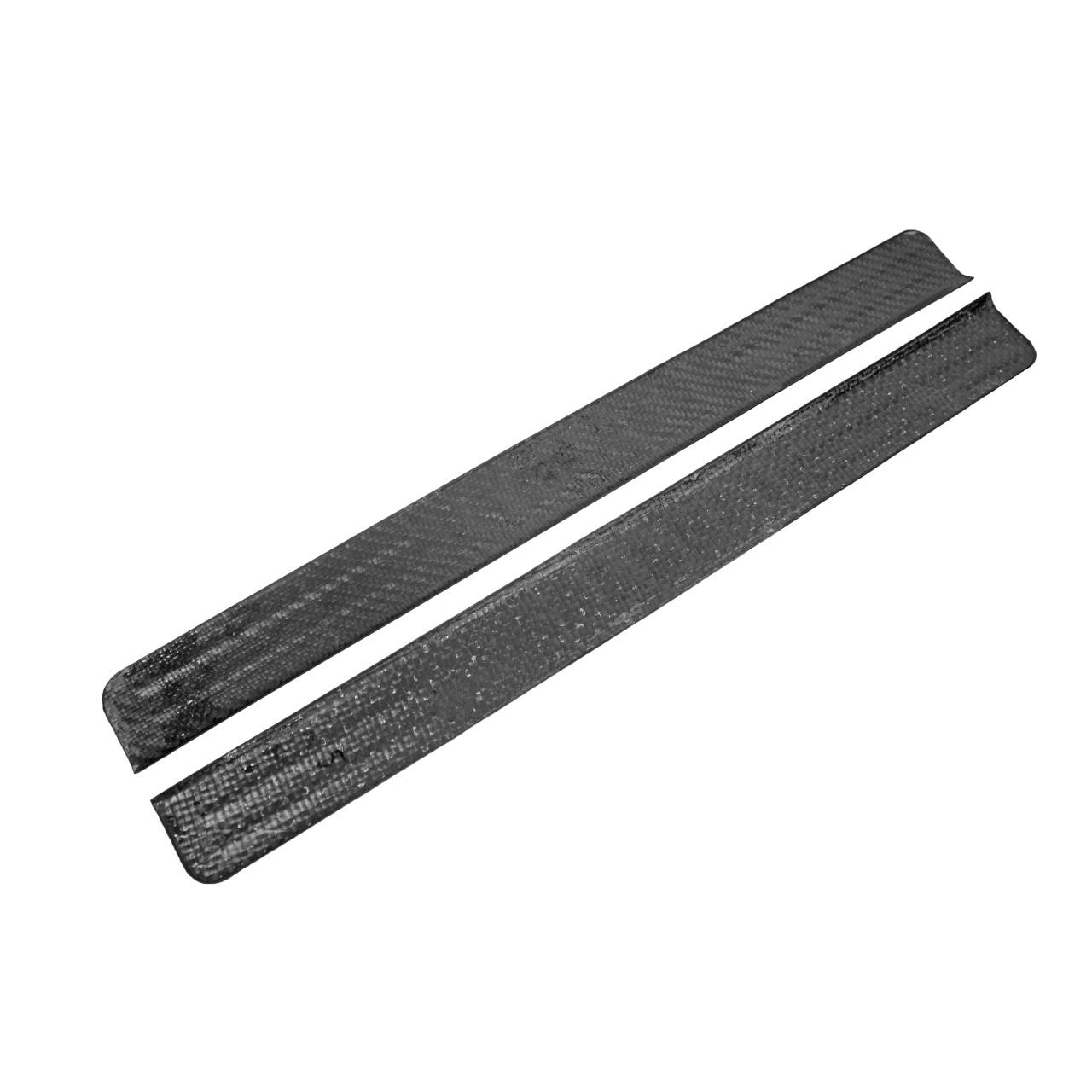 Carbon Fiber Embossed Door Sill Trim - Ferrari 488 Pista Fabspeed Carbon