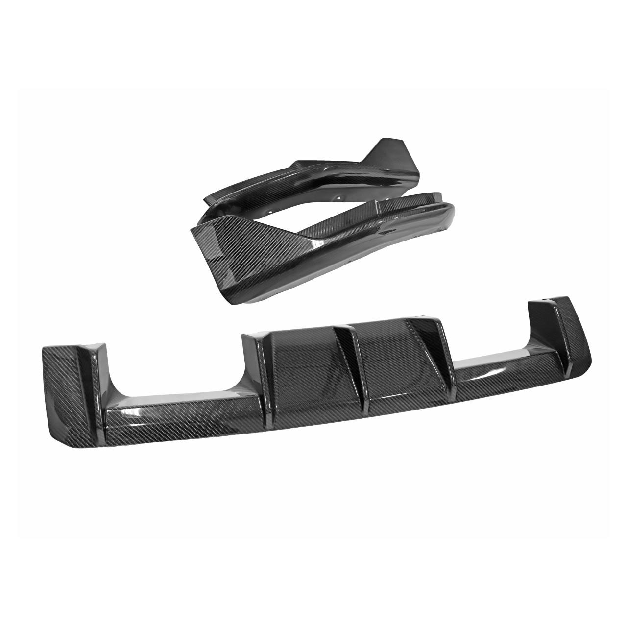 Carbon Fiber BMW 3 Piece Rear Diffuser - BMW G80 M3 Series Fabspeed Carbon