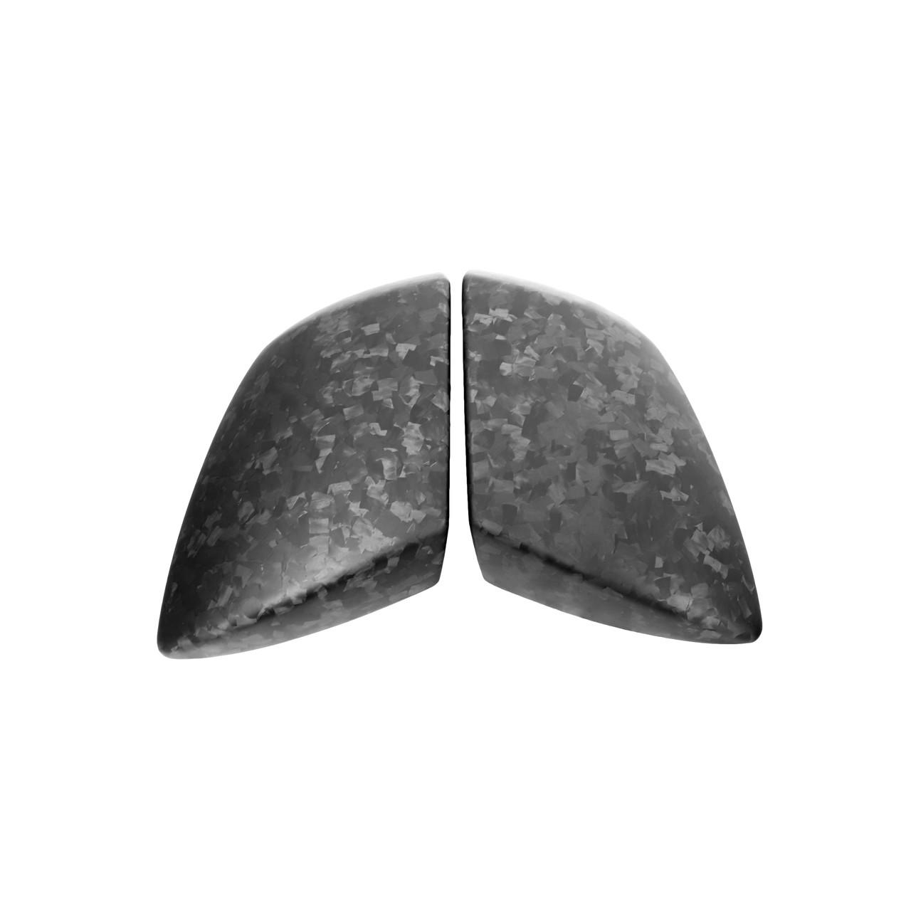 Carbon Fiber Matte Forged Mirror Caps - Lamborghini Huracan Fabspeed Carbon