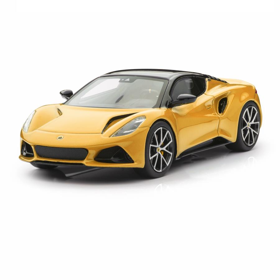 Lotus Emira scale model 1/43 yellow (LOTMC0035YL)
