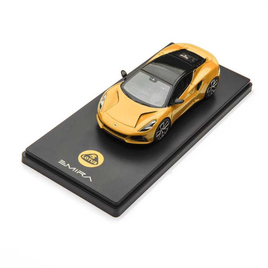 Lotus Emira scale model 1/43 yellow (LOTMC0035YL)