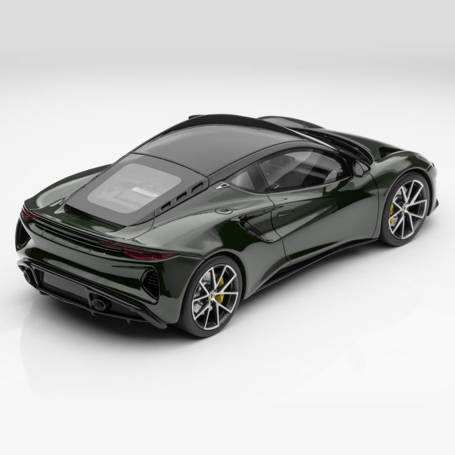Lotus Emira scale model 1/18 green (LOTMC0039GN)