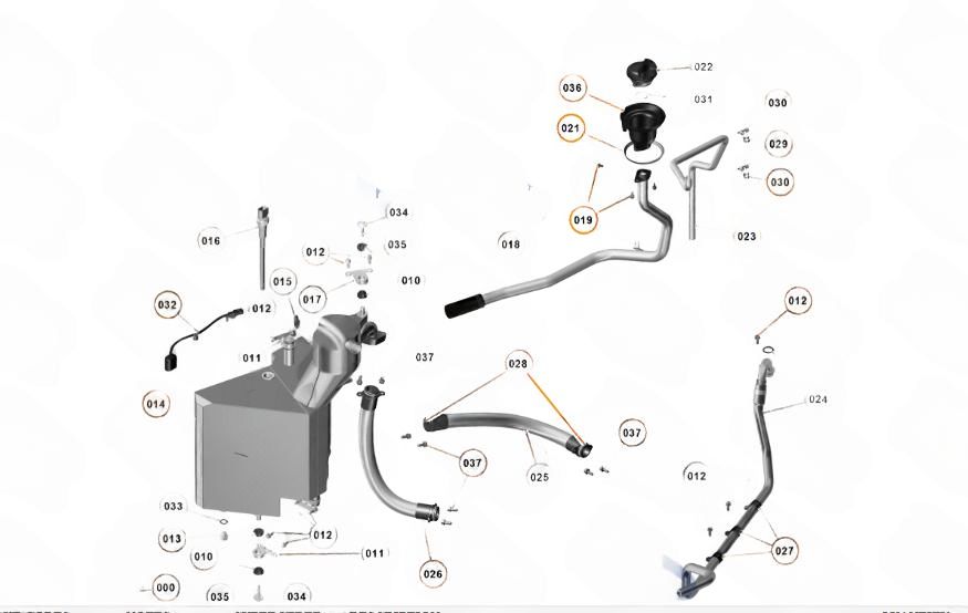 MCLAREN 5X O-RING OIL TANK HOSE for Performance Vehicles