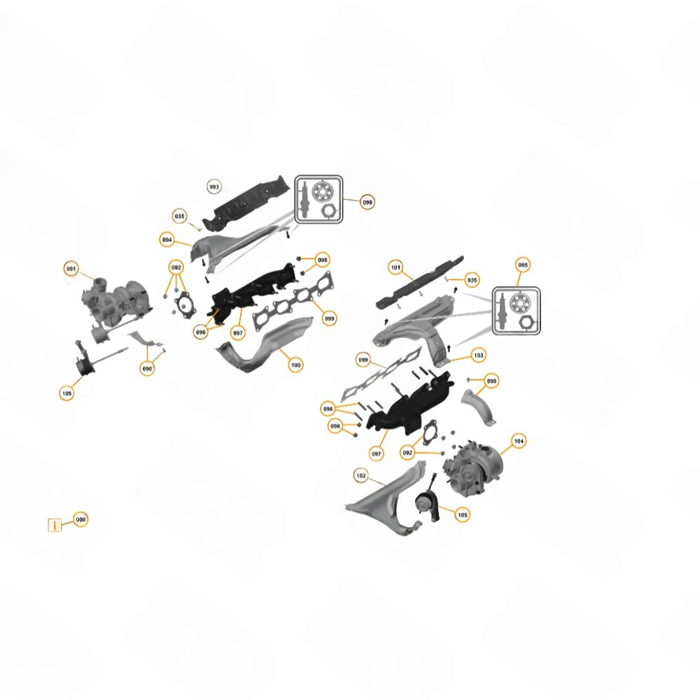 Mclaren Exhaust Manifold Nut Set for Optimal Performance