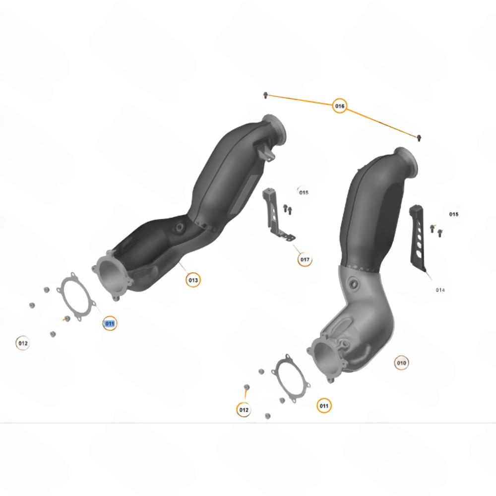 McLaren Gasket Link Pipe for Optimal Exhaust Performance