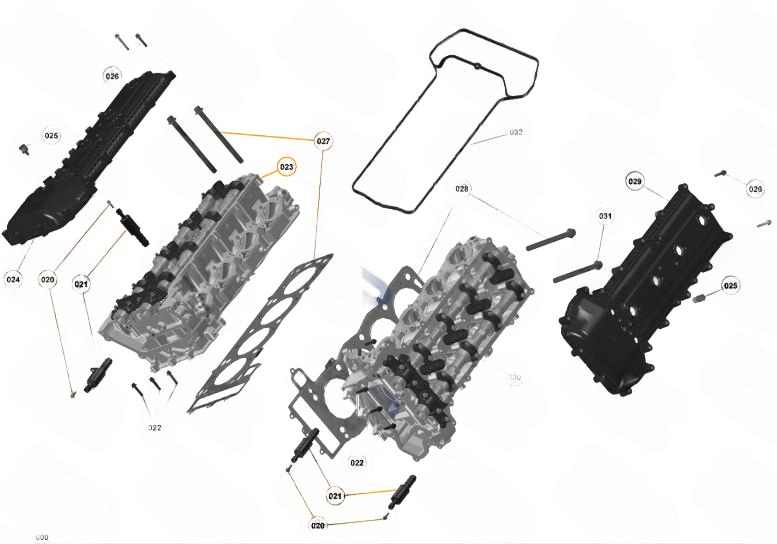 MCLAREN LH HEAD GASKET KIT for Optimal Engine Performance
