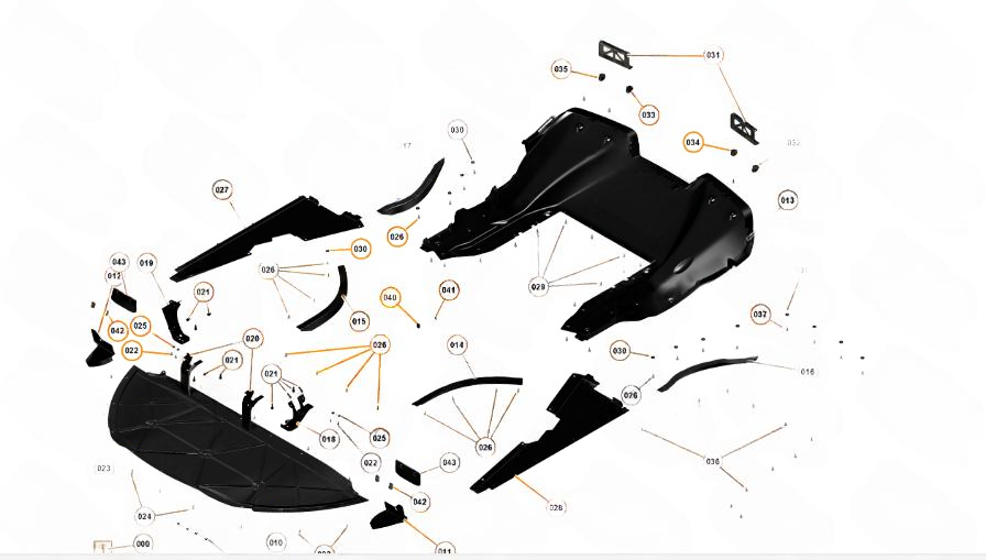 MCLAREN REAR DIFFUSER CARBON For Enhanced Performance