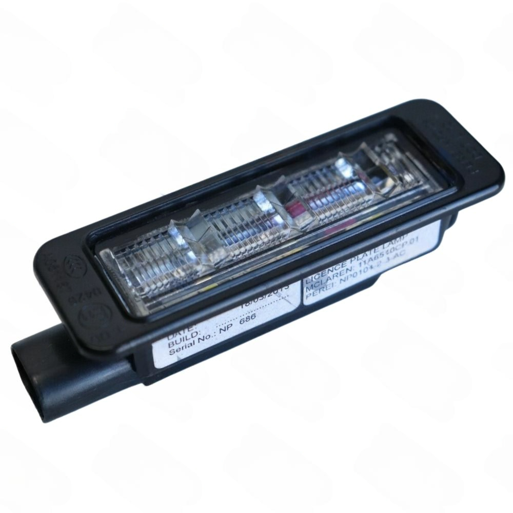 McLaren Rear Licence Plate Lamp for Enhanced Visibility