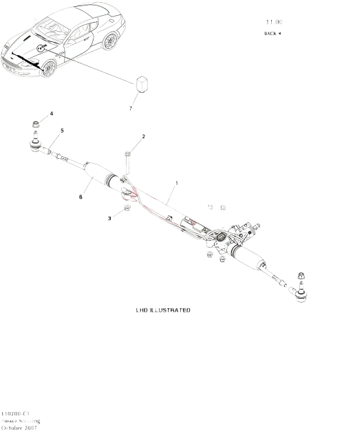 ASTON MARTIN BOLT M12 X 90 HEX FLANGE (CG43-08024-AA)
