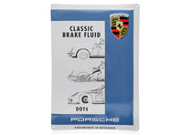 Metal plate – Porsche Classic Brake Fluid Porsche