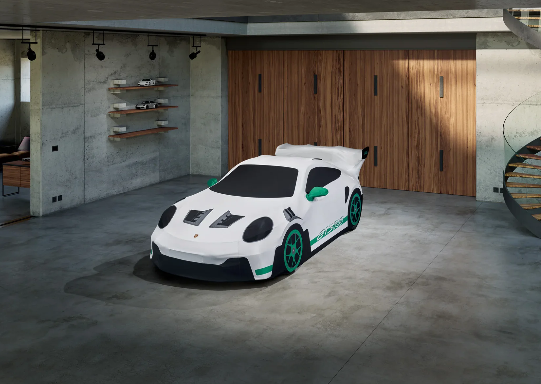 Car Cover Indoor OE, White GT3RS Design. Porsche 992 (911) GT3 RS - 99204401238 Porsche