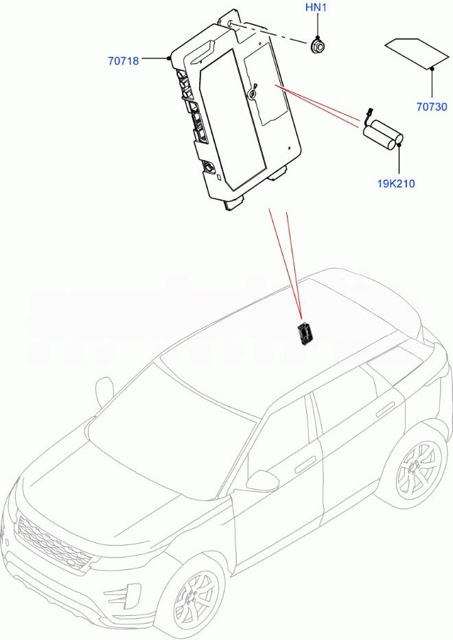 Land Rover Module - Telematic Control (LR157184)