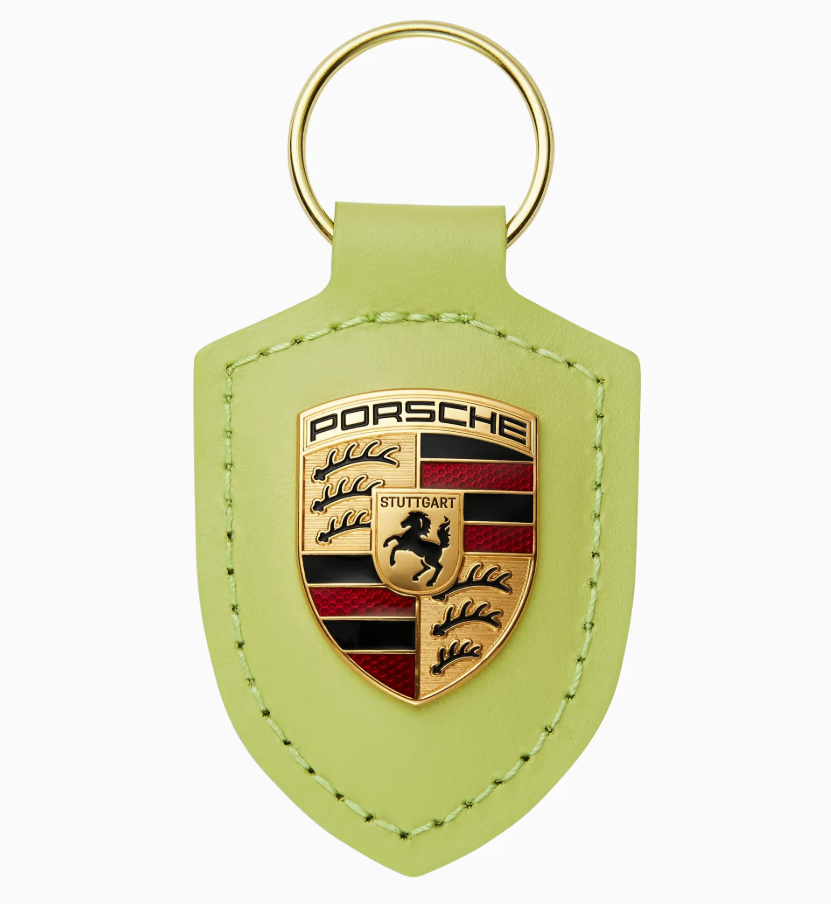 Porsche CREST KEYRING CARTAGENA YELLOW WAP0503570SWSA