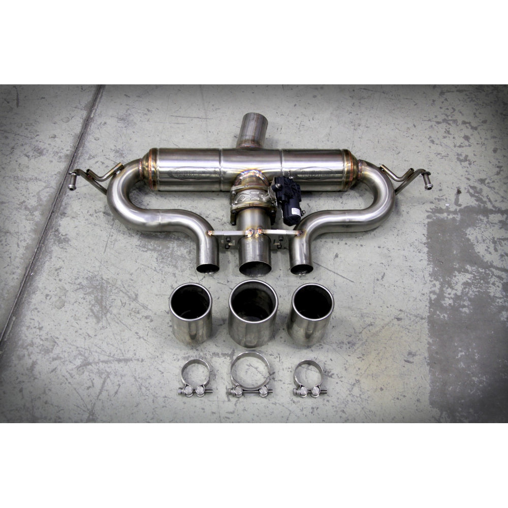 Tubi ALFA ROMEO 4C THREE CENTRAL TIPS EXHAUST SYSTEM WITH EXCU AND GRIDS Tubi Style