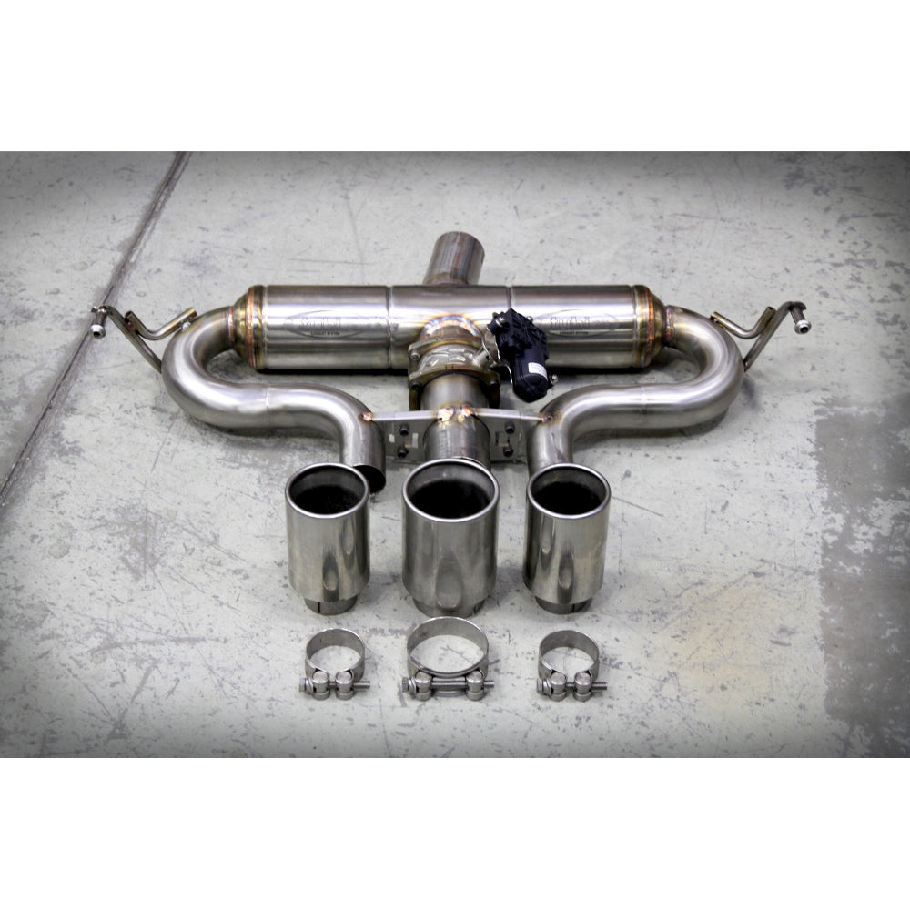 Tubi ALFA ROMEO 4C THREE CENTRAL TIPS EXHAUST SYSTEM WITH EXCU AND GRIDS Tubi Style