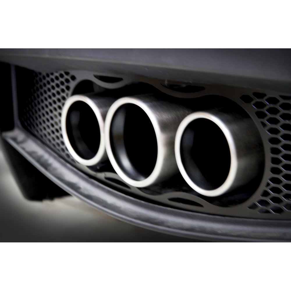 Tubi ALFA ROMEO 4C THREE CENTRAL TIPS EXHAUST SYSTEM WITH EXCU AND GRIDS Tubi Style
