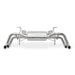 Tubi AUDI R8 V8 1^ GEN FACELIFT LOUD EXHAUST W VALVE Tubi Style