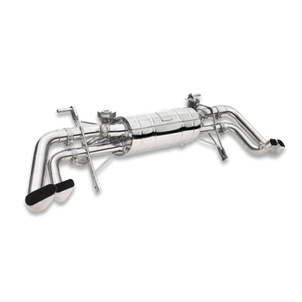 Tubi AUDI R8 V10 2^ GEN EXHAUST w VALVE - NO GPF Tubi Style