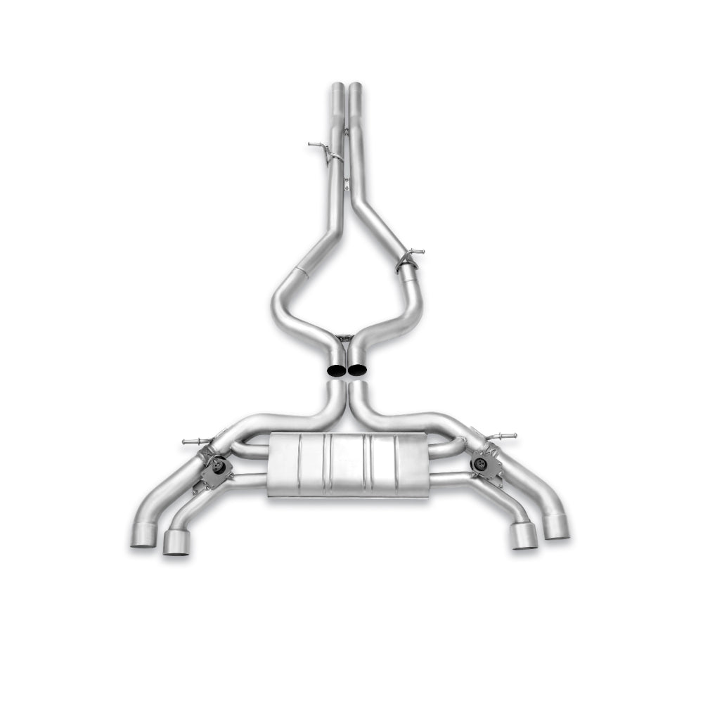 Tubi AUDI RS 3 8VA MY 2019 EXHAUST KIT WITH BLACK TIPS Tubi Style