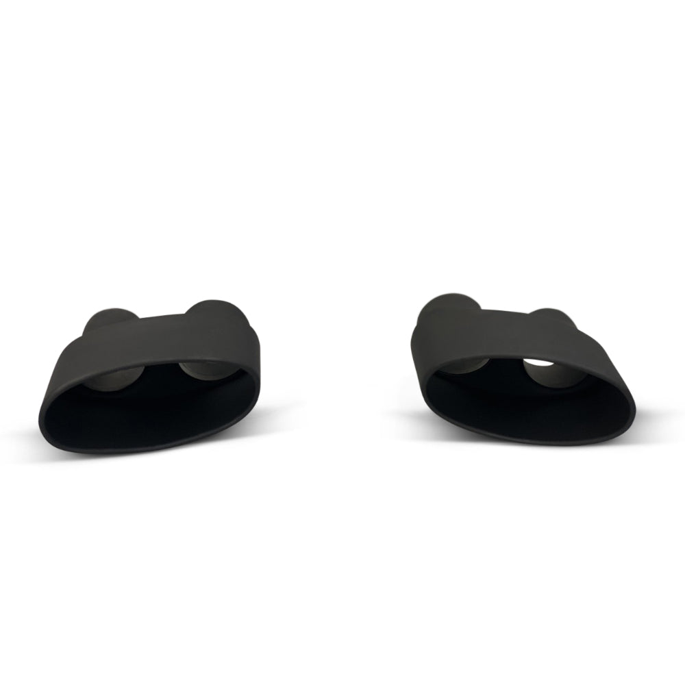 Tubi AUDI OVAL BLACK RS6 C8 END TIPS KIT Tubi Style