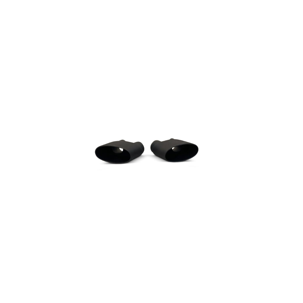 Tubi AUDI OVAL BLACK RS6 C8 END TIPS KIT Tubi Style
