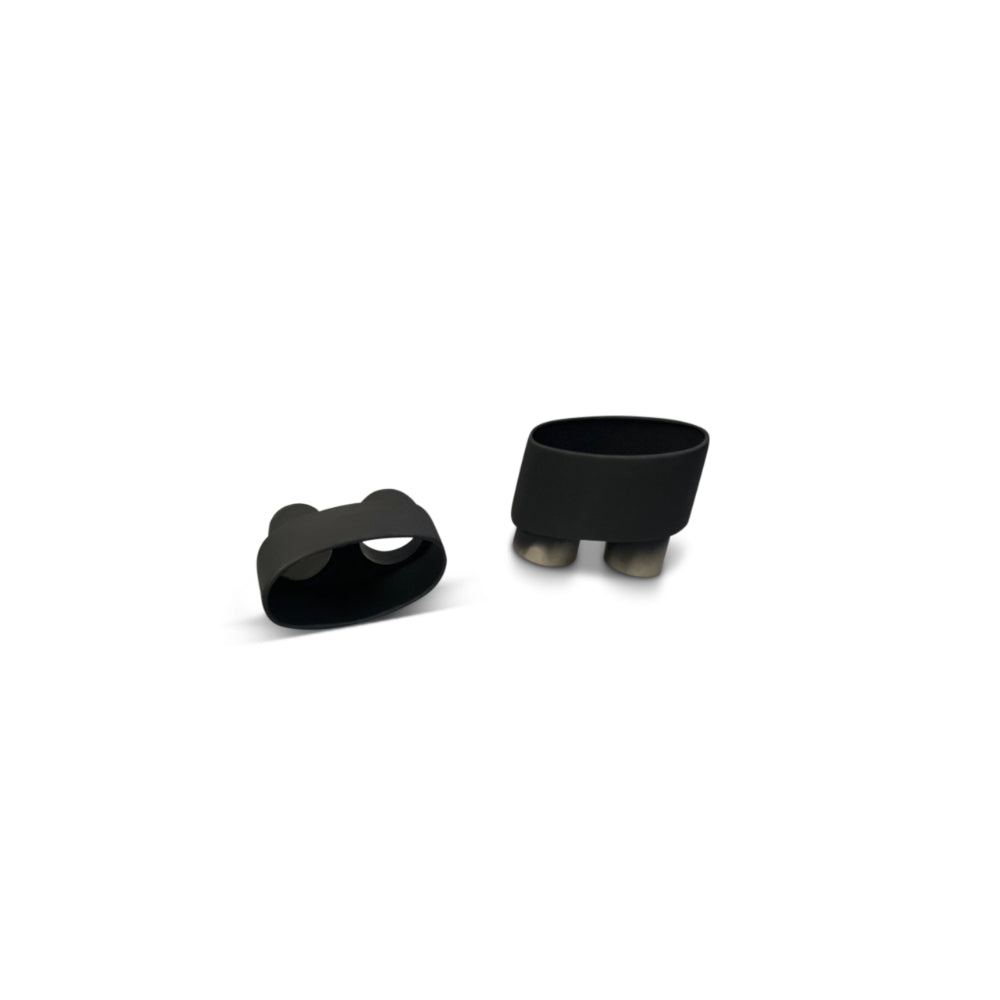 Tubi AUDI OVAL BLACK RS6 C8 END TIPS KIT Tubi Style