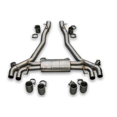 Tubi BMW M5 & M5 CS F90 REAR EXHAUST w ELECTRIC VALVE Tubi Style