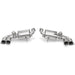 Tubi F430 DOUBLE MUFFLERS EXHAUST KIT w VALVE Tubi Style