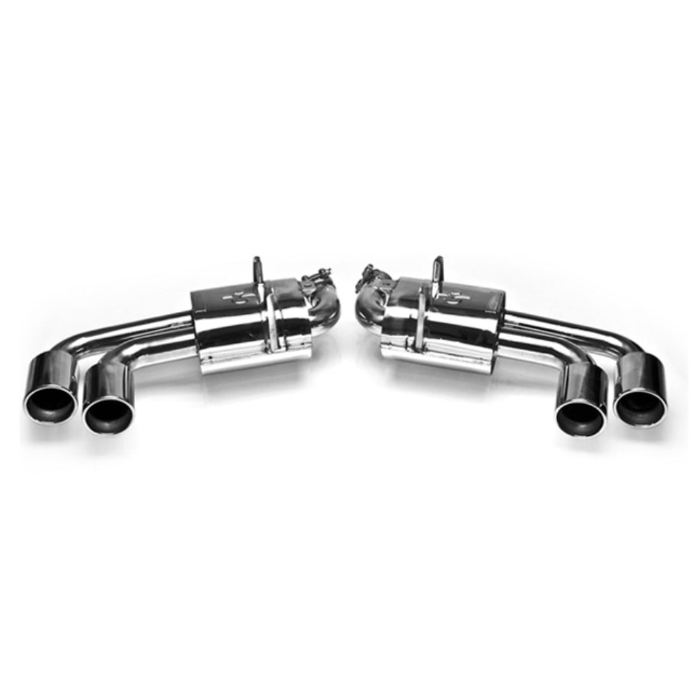 Tubi F430 DOUBLE MUFFLERS EXHAUST KIT NO VALVE Tubi Style