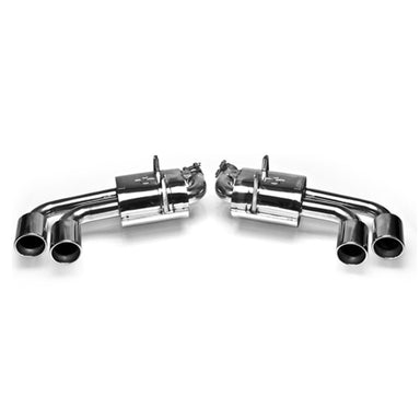 Tubi F430 DOUBLE MUFFLERS EXHAUST KIT NO VALVE Tubi Style