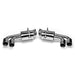 Tubi F430 DOUBLE MUFFLERS EXHAUST KIT NO VALVE Tubi Style