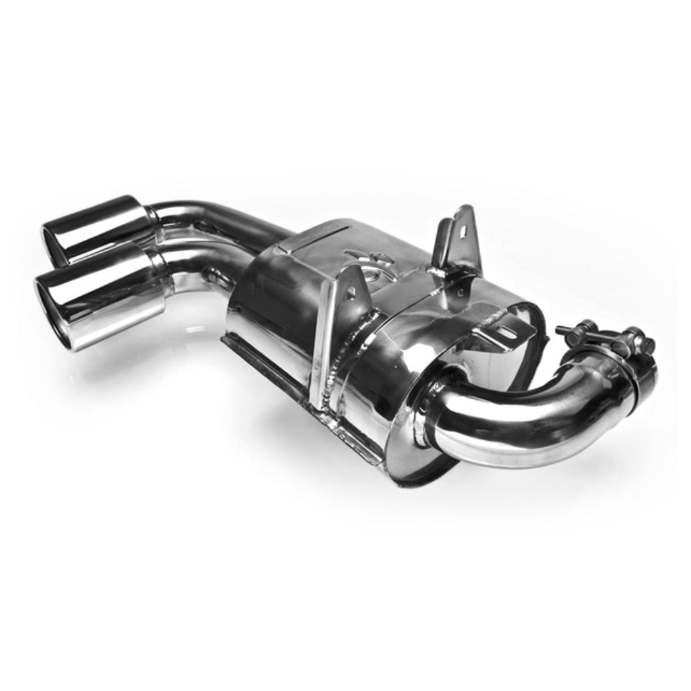 Tubi F430 DOUBLE MUFFLERS EXHAUST KIT NO VALVE Tubi Style