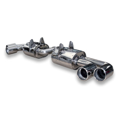 Tubi F430 DOUBLE MUFFLERS EXHAUST KIT NO VALVE Tubi Style