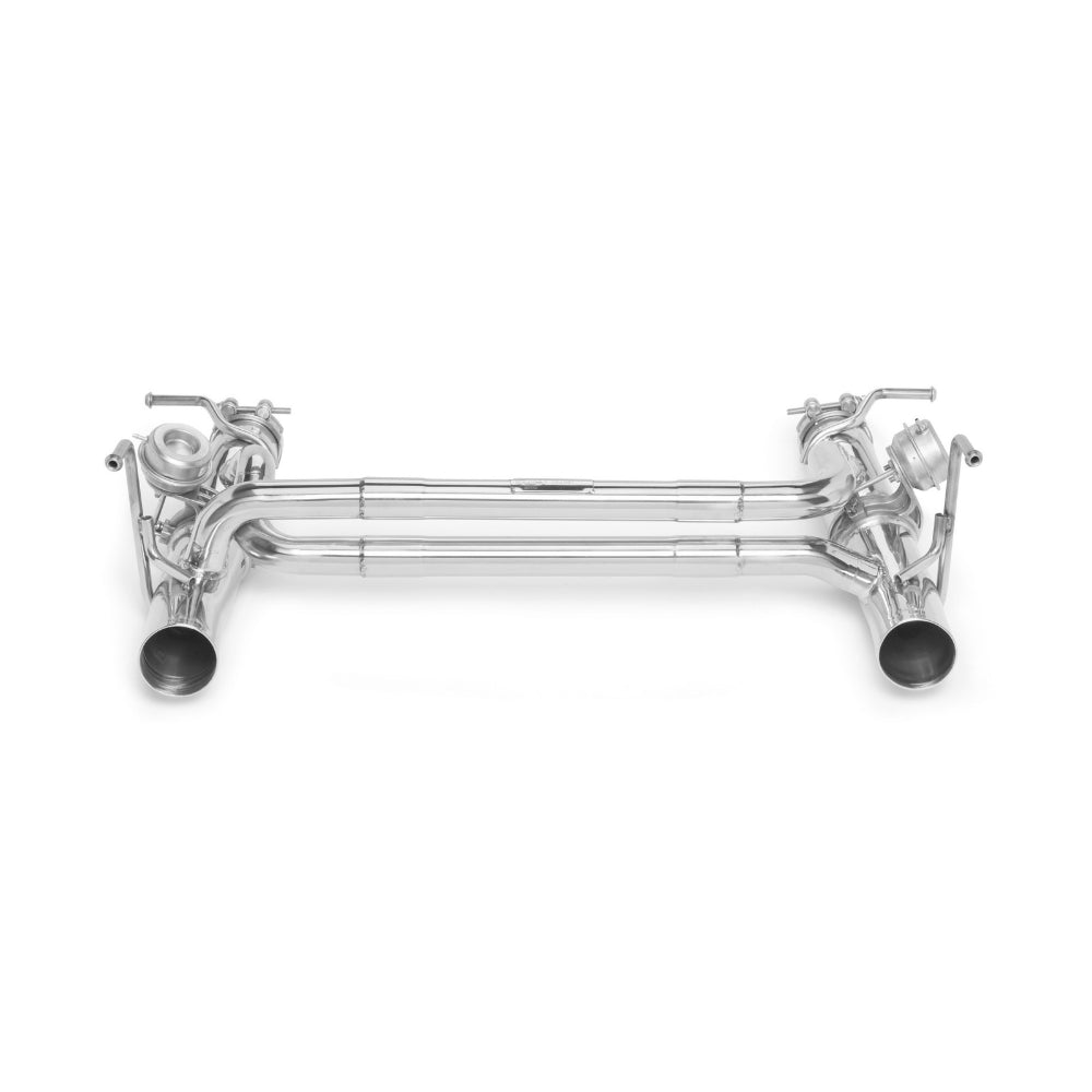 Tubi 488 GTB & SPIDER STRAIGHT PIPES EXHAUST w VALVES Tubi Style