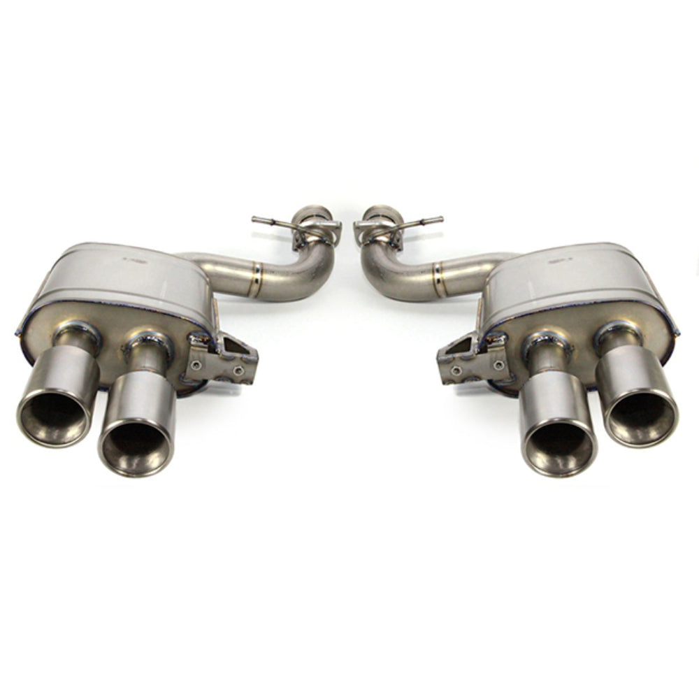 Tubi 599 GTB TITANIUM MUFFLERS KIT w/o VALVE w BORDINO Tubi Style