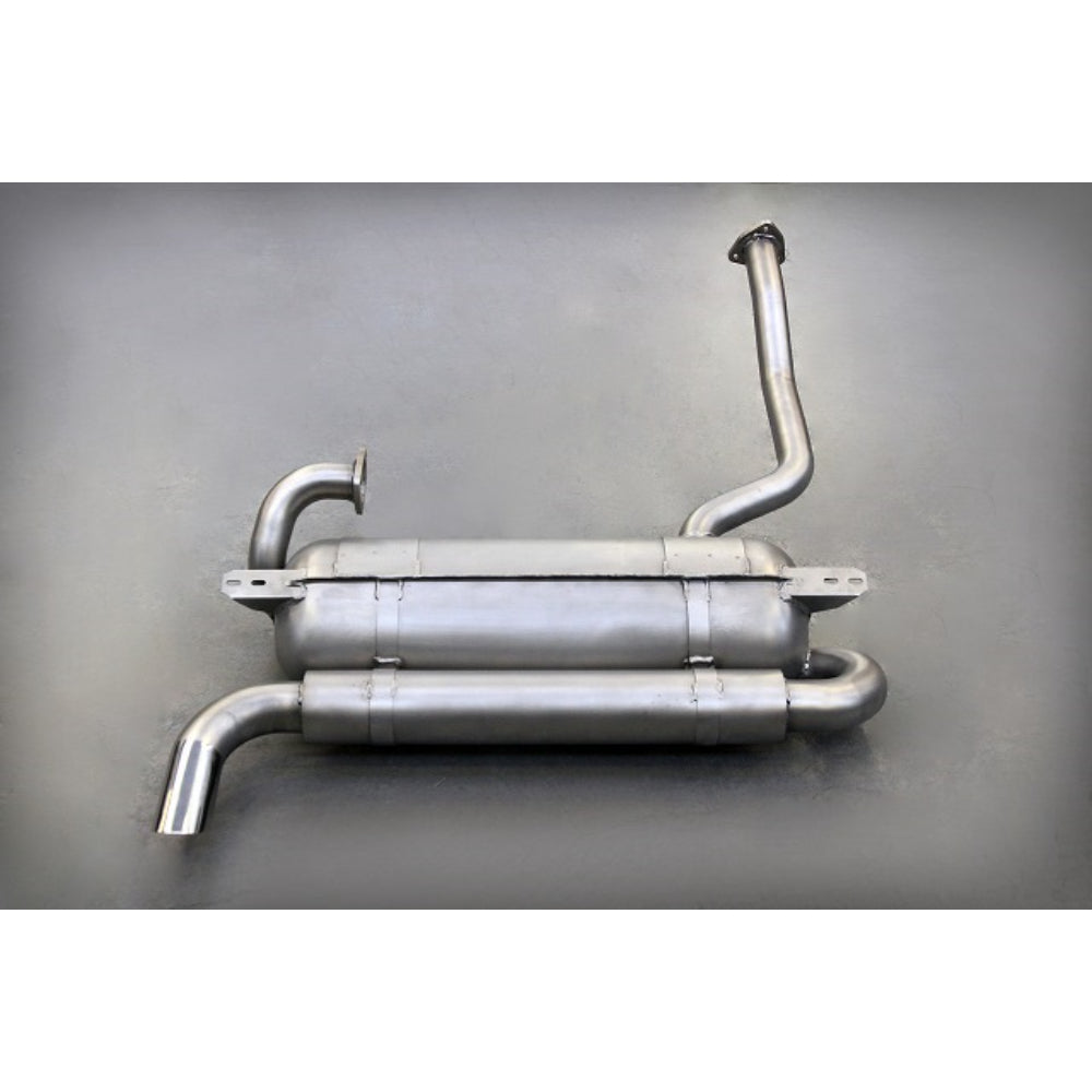 Tubi 308 GTB & GTS MUFFLER w SINGLE SIDE TIP - OE 108968 Tubi Style