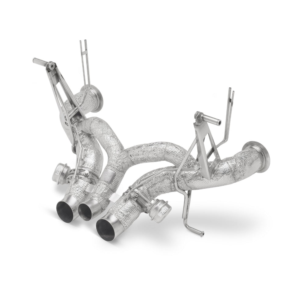 Tubi Aventador LP740-4 S STRAIGHT PIPES EXHAUST WITH VALVE Tubi Style