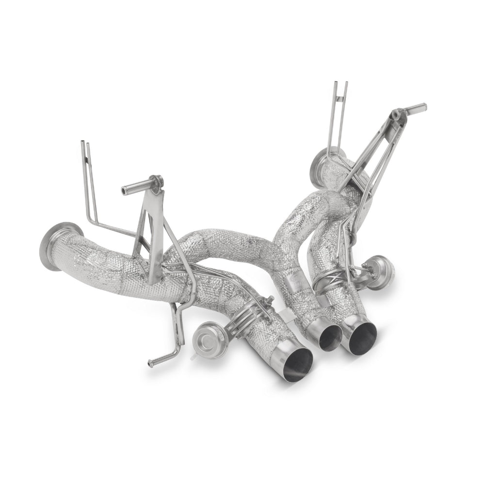 Tubi Aventador LP740-4 S STRAIGHT PIPES EXHAUST WITH VALVE Tubi Style