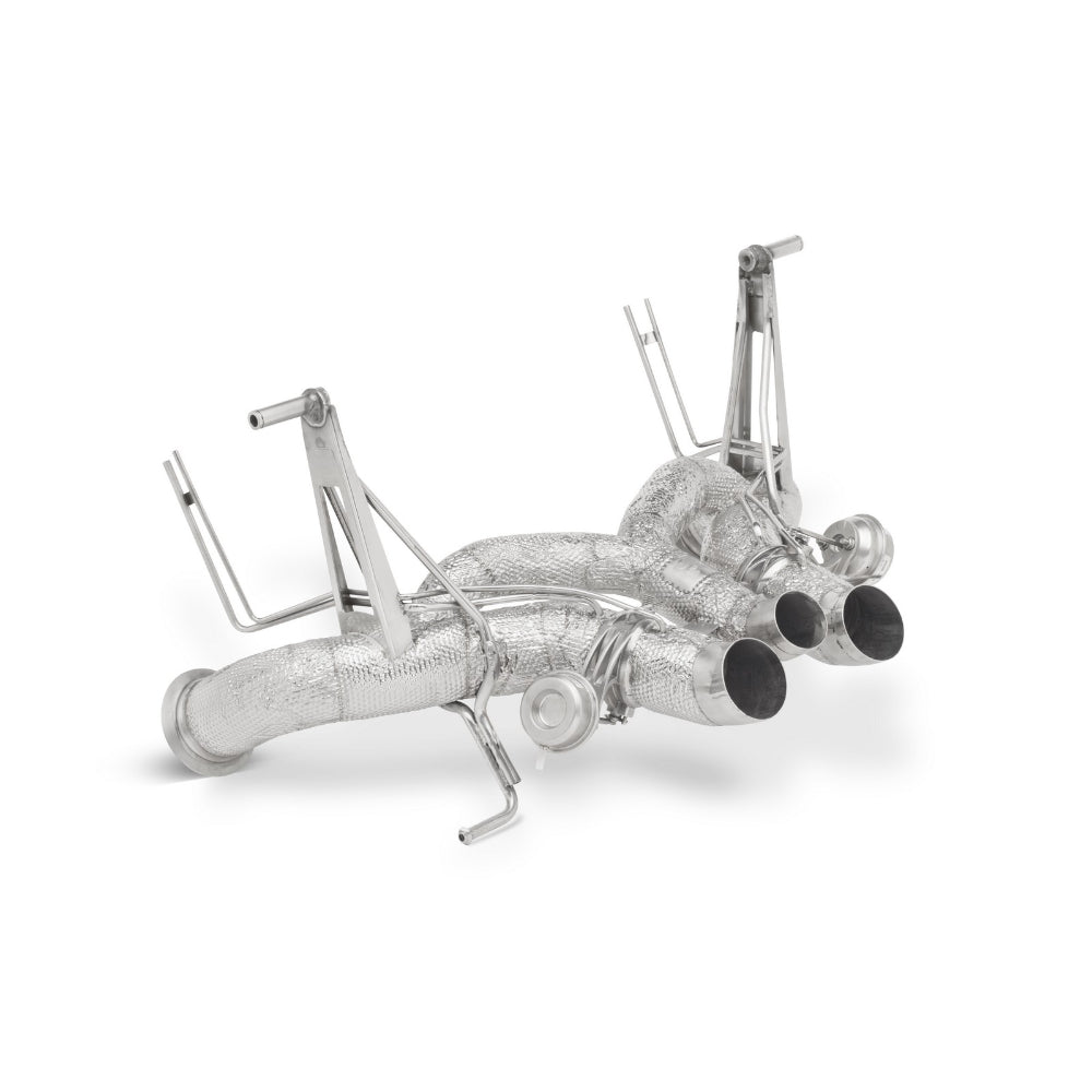 Tubi Aventador LP740-4 S STRAIGHT PIPES EXHAUST WITH VALVE Tubi Style