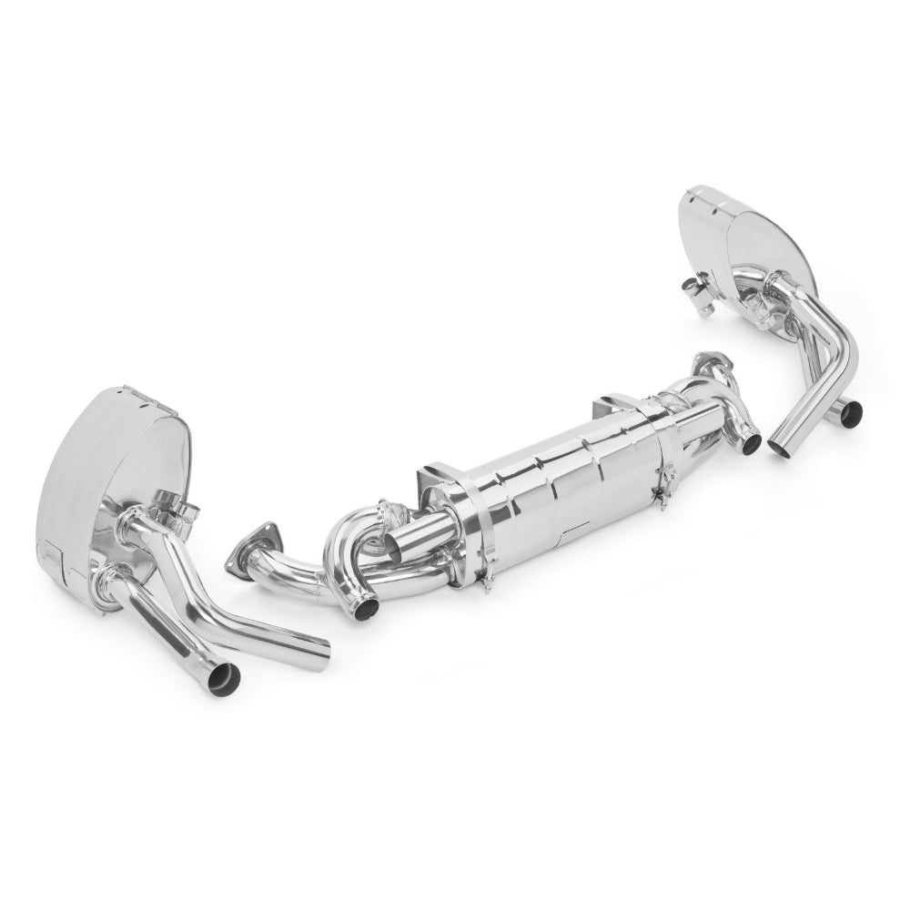 Tubi PORSCHE 991.1 CARRERA S SIDE AND CENTRAL MUFFLERS KIT W VALVE Tubi Style