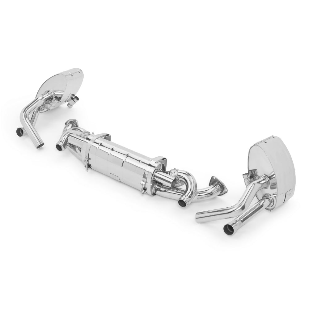 Tubi PORSCHE 991.1 CARRERA S SIDE AND CENTRAL MUFFLERS KIT W VALVE Tubi Style